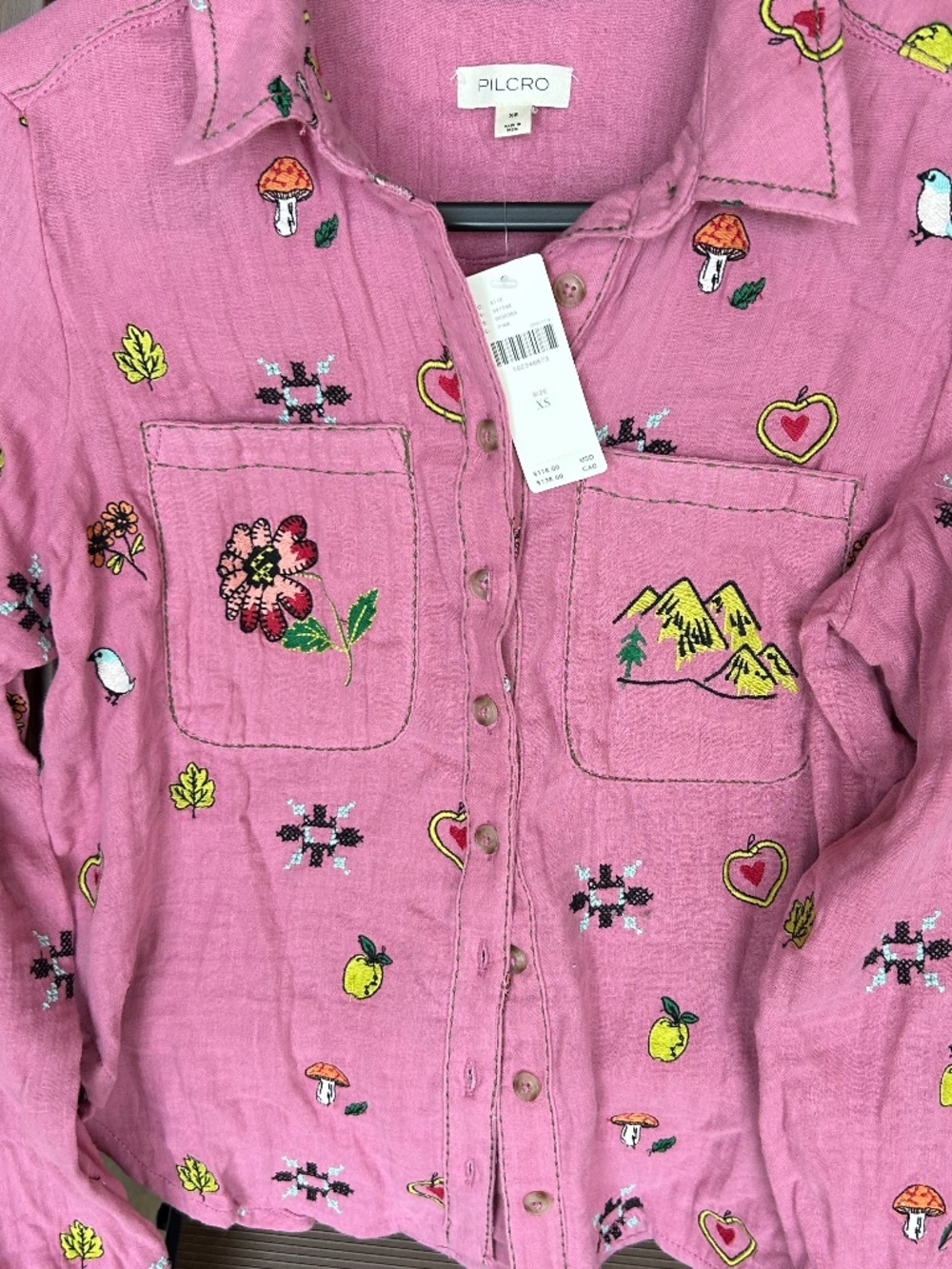 Long sleeve button down shirt